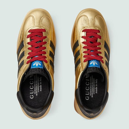 Adidas x Gucci Gazelle Metallic Gold