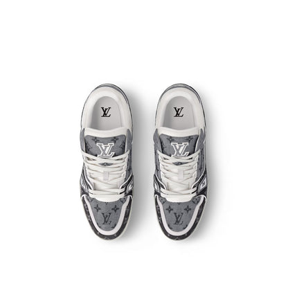 LV Trainer Sneaker ‘Monogram Flowers’ – Gray