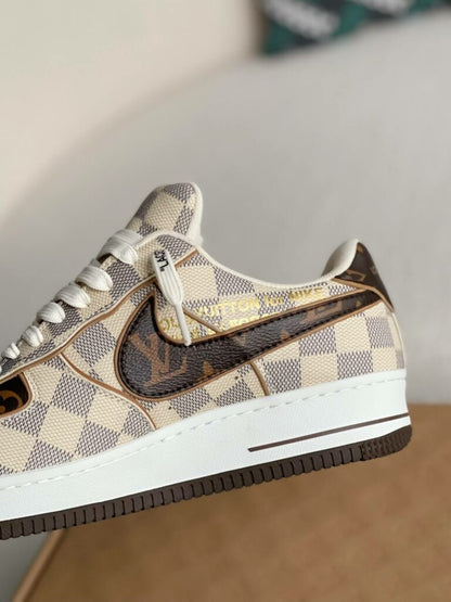 Nike x Louis Vuitton LV Air Force 1 Damier Canvas