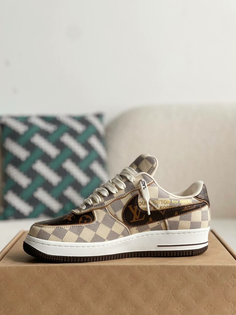 Nike x Louis Vuitton LV Air Force 1 Damier Canvas