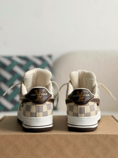 Nike x Louis Vuitton LV Air Force 1 Damier Canvas