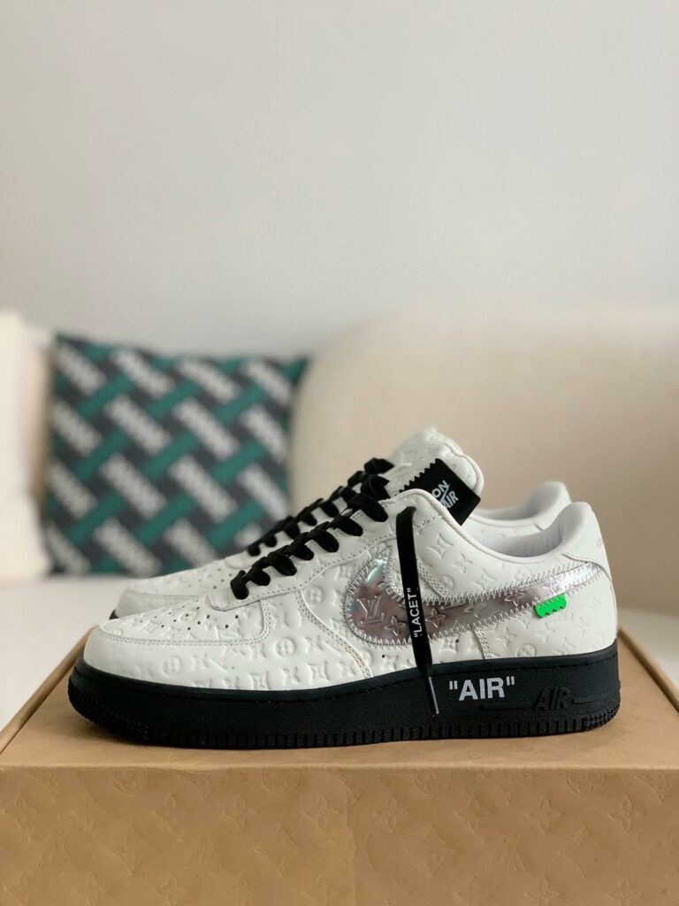 Louis Vuitton x Nike Air Force 1 “White Black”