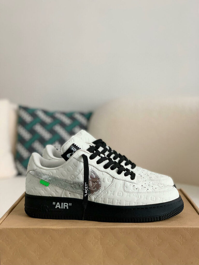 Louis Vuitton x Nike Air Force 1 “White Black”