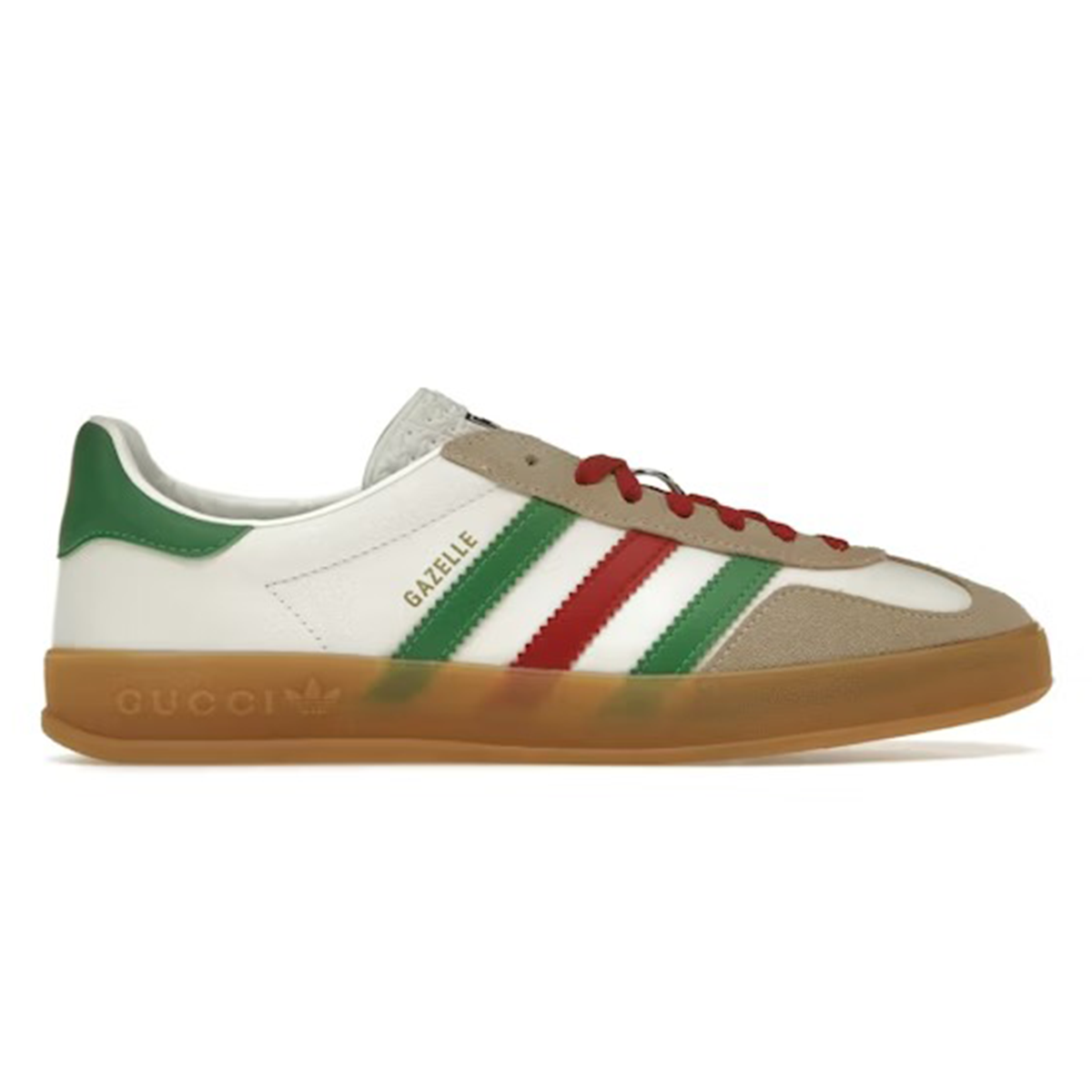 Adidas Gazelle x Gucci White Green Red