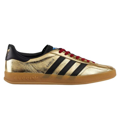 Adidas x Gucci Gazelle Metallic Gold