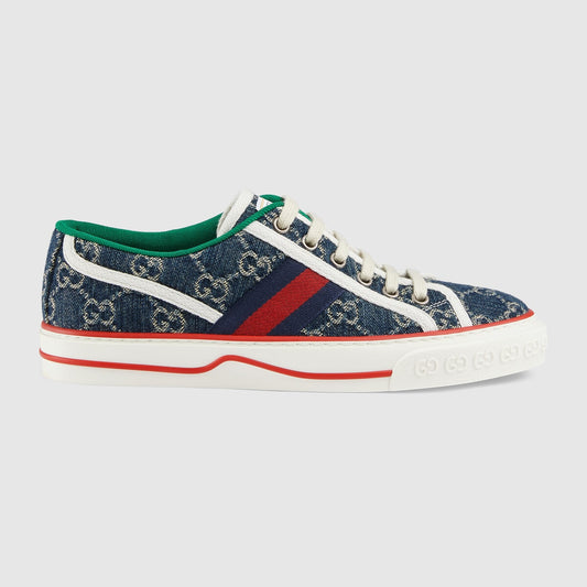 GUCCI Tennis 1977 Dark Blue Denim Sneaker