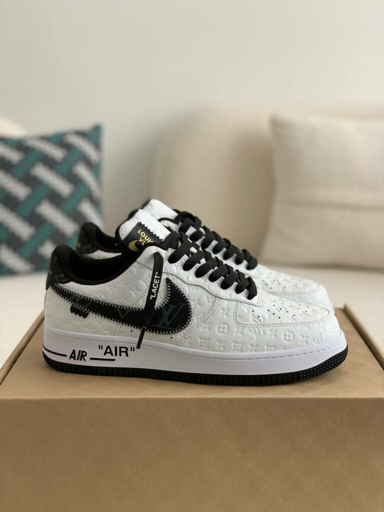 Louis Vuitton x Nike Air Force 1 “Virgil Abloh – Black White “