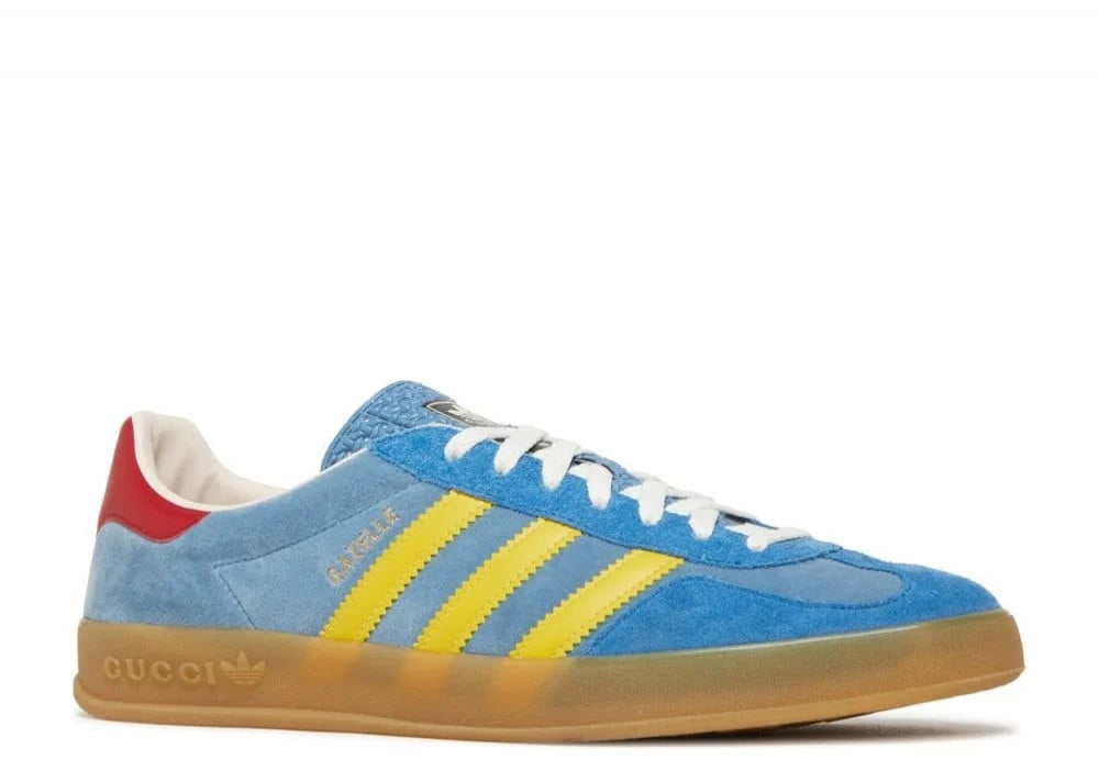 Adidas Gazelle x Gucci Light Blue Suede