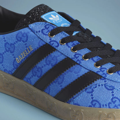 Adidas Gazelle x Gucci Blue GG Monogram